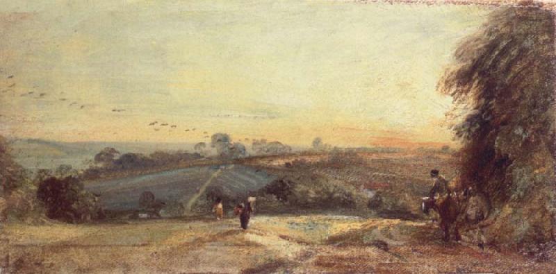 John Constable Autumnal Sunset
